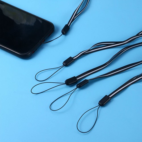5pcs Neck Straps Cellphone Deorative Hanging Ropes for Work Chest School (Black) - 第 5/12 張圖片