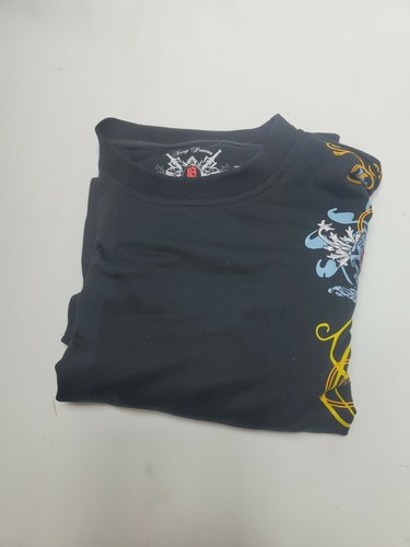 Camiseta Kanji Premium Los Angeles XL Negra Dorada Tatuaje Gráfico Para Hombre - Imagen 10 de 10
