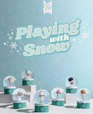 BTS Tinytan Holiday Snow Globe Snowball Playing with V RM SUGA JIMIN JIN J-HOPE