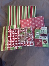 New 8X8 Scrapbook Album Kit Christmas Kit Reindeer Games