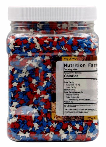 Irrigatori Patriotic Star Shape || Vasca da 1,25 libbre - Spedizione celere gratuita! - Foto 4 di 5
