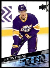 2020-21 Upper Deck Young Guns Austin Strand Rookie Los Angeles Kings #722 R8