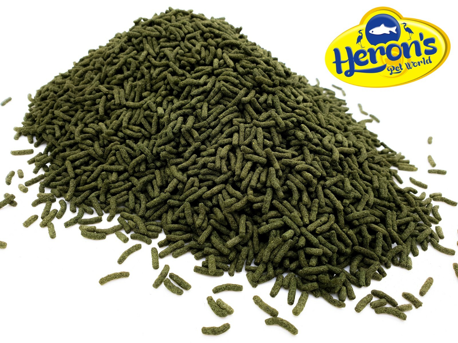 HERONS Green Cichlid Sticks SPIRULINA LUCERNE HERRING HERONS Green Cichlid Sticks SPIRULINA LUCERNE HERRING