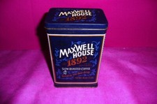 Maxwell House 1892 100 Year Anniversary Tin Can Storage Slow Roast Coffee 16 oz