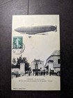 1936 France Zeppelin Postcard RPPC Cover Verdun to Paris — photo 1