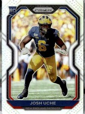 2020 Panini Prizm #369 Josh Uche Silver Prizm