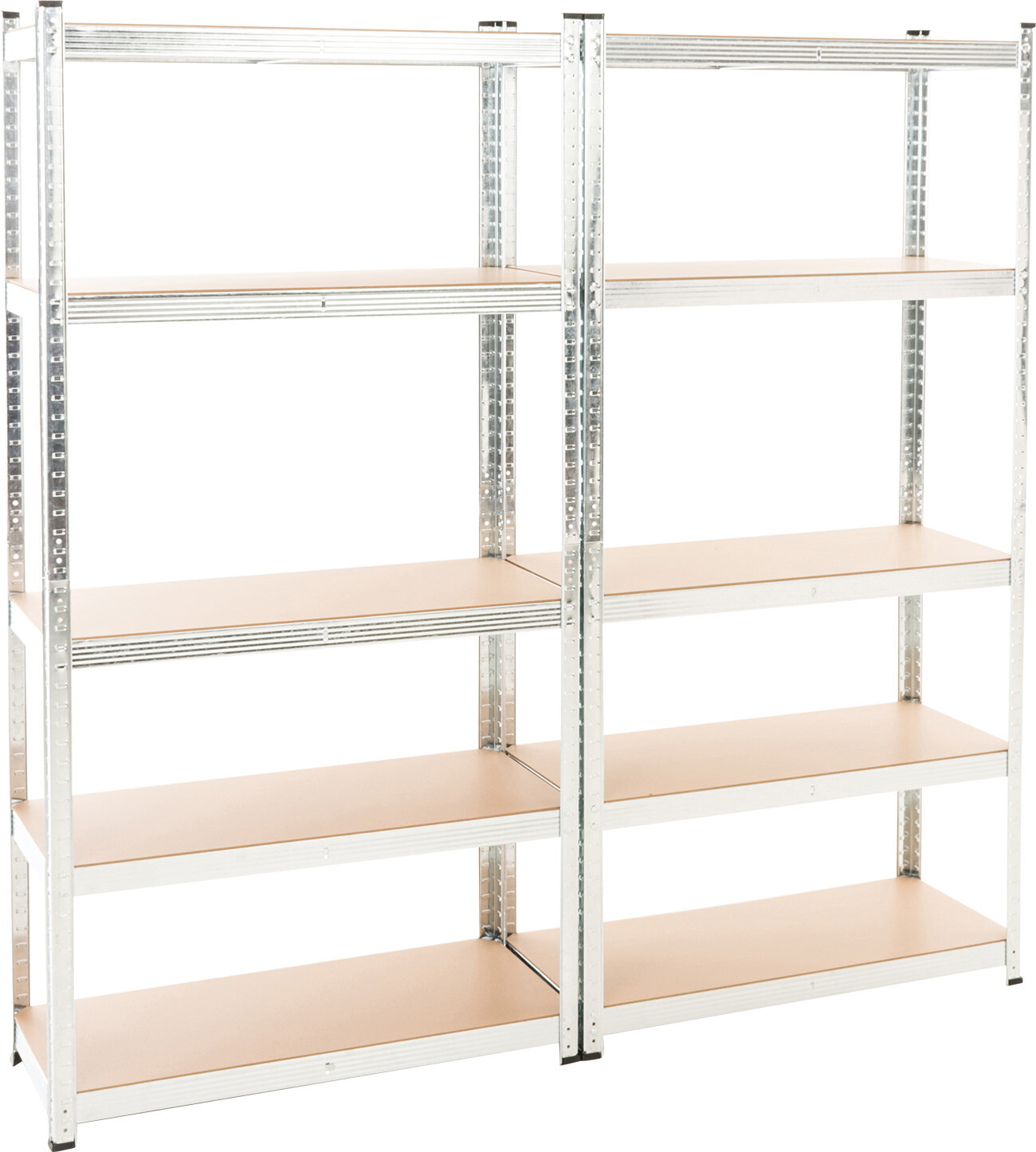 2er Set Steckregal G 90x40x180 Schwerlastregal Lagerregal verzinkt