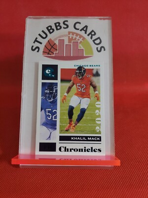 2020 Chronicles Football Khalil Mack Green Foil Parallel #16 Chicago Bears