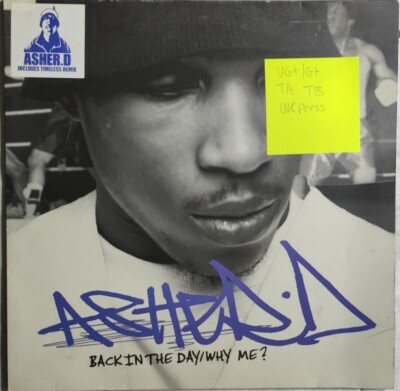 Asher D Back In The Day Why Me? Vinyl Record VG+/G+ ISOM57T 2002