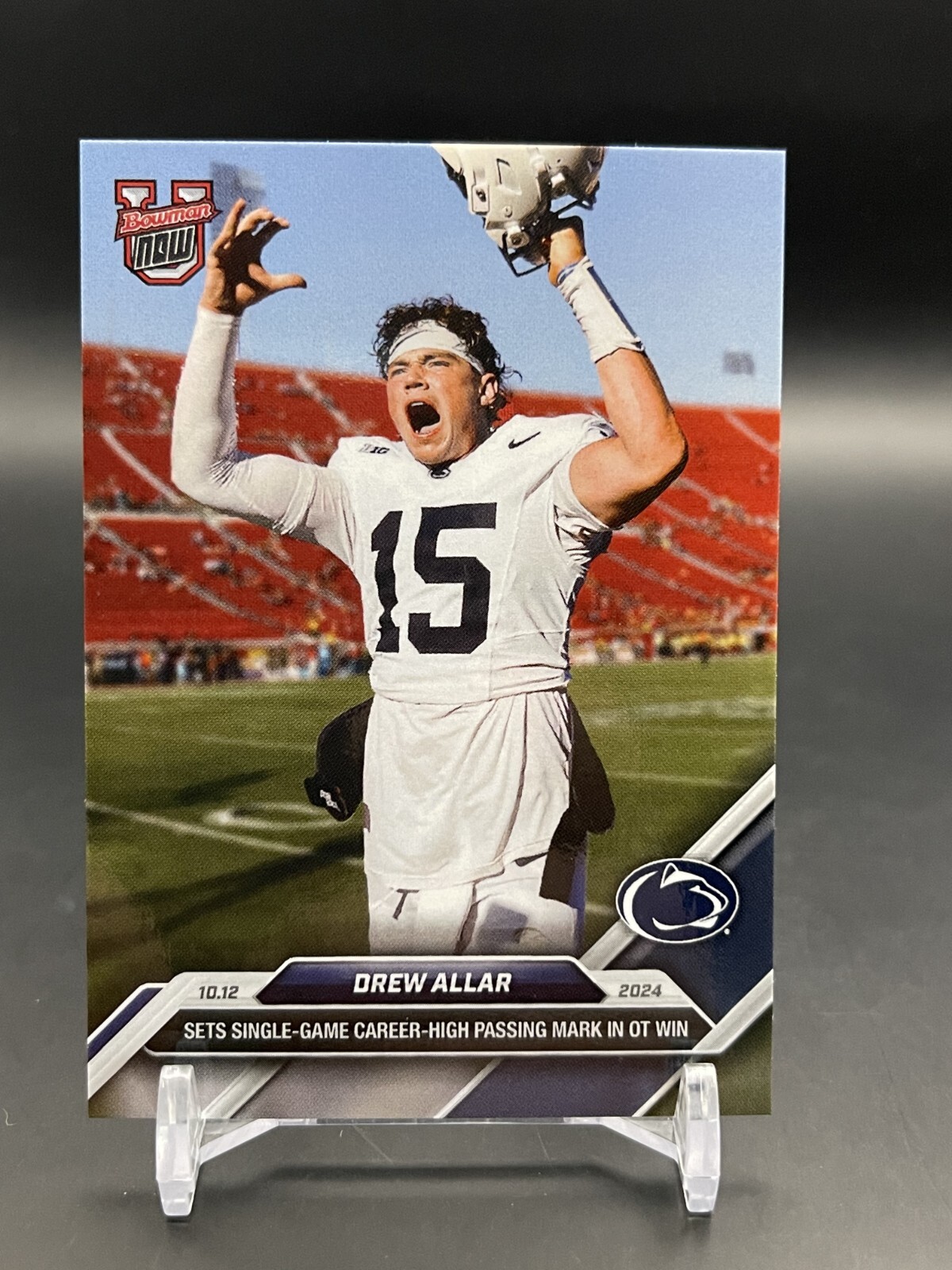 2024 Bowman U Now #28 Drew Allar - Single Game Mark