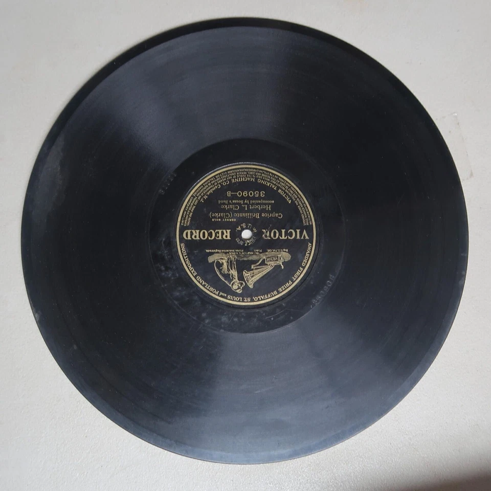 EDGAR L DAVENPORT LASCA / HUBERT L CLARKE CAPRICE BRILLIANTE 78 RPM RECORD 97-57 Foto 2 de 2
