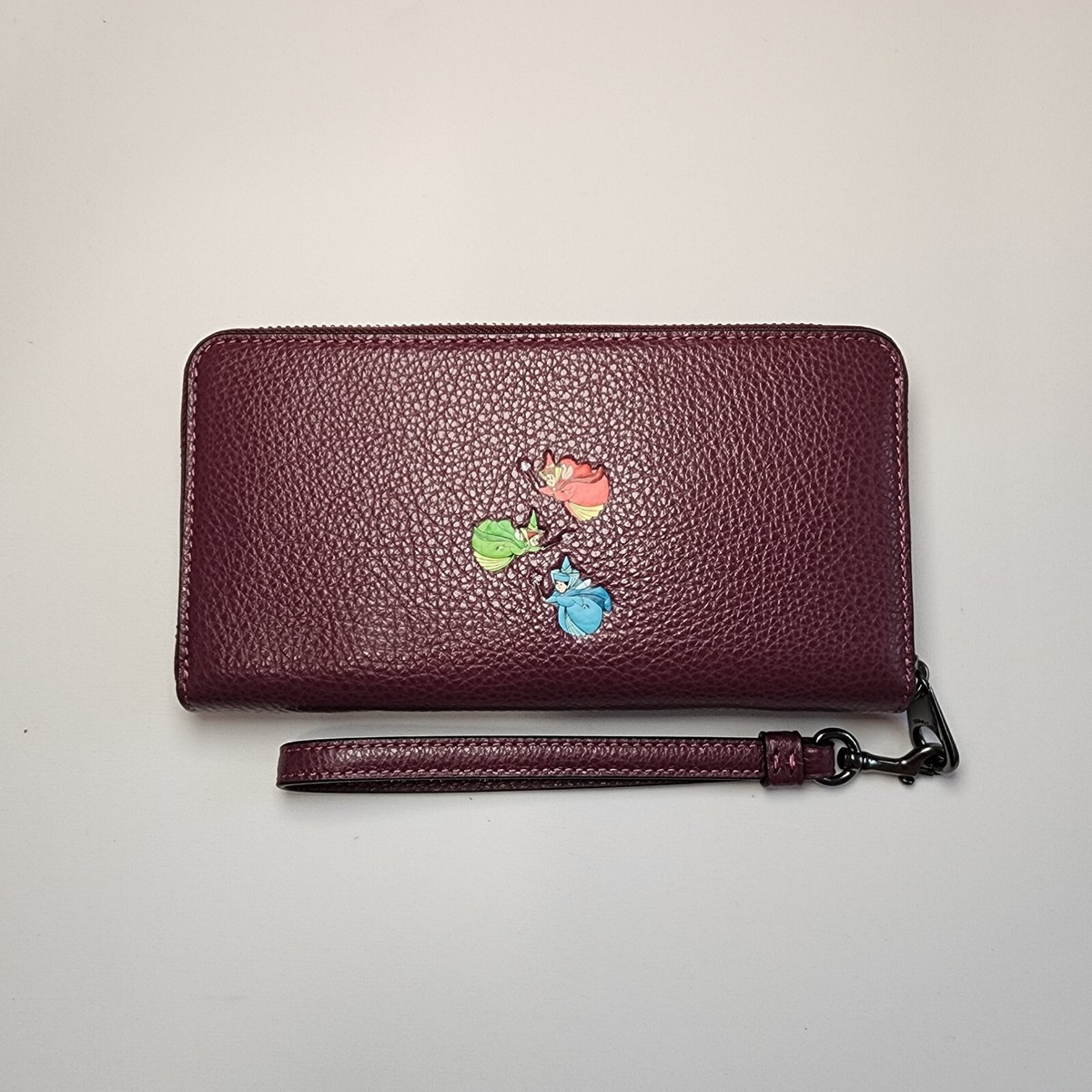【美品】COACH コーチ ディズニー CD971 長財布 眠れる森の美女 NWT CD971 COACH Disney X Long Zip Wallet Once Upon a Dream