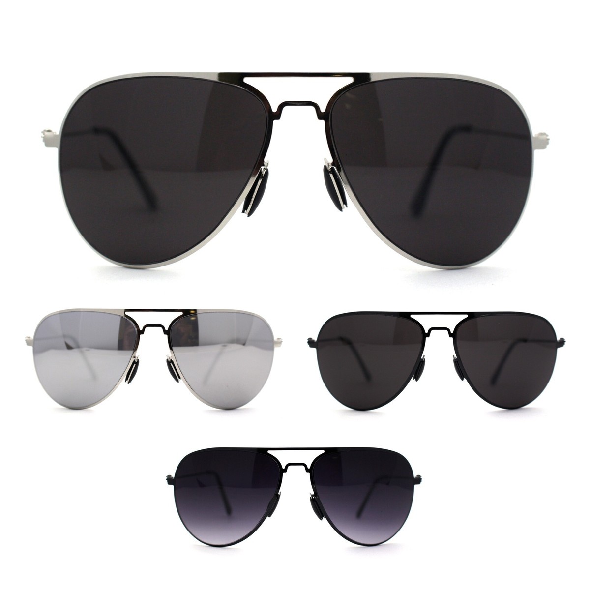 Mens Designer Style Metal Classic Police Officer Sunglasses