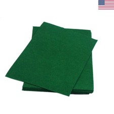 High-Quality Crafting Felt Sheets - 9x12 - 12 Pcs Pack, Green - Versatile Crafts