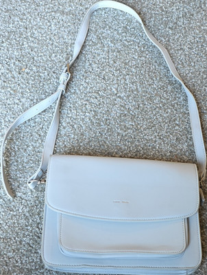 Pixie Mood Light Blue Medium Crossbody Bag Zip Closure Adj Strap Pockets