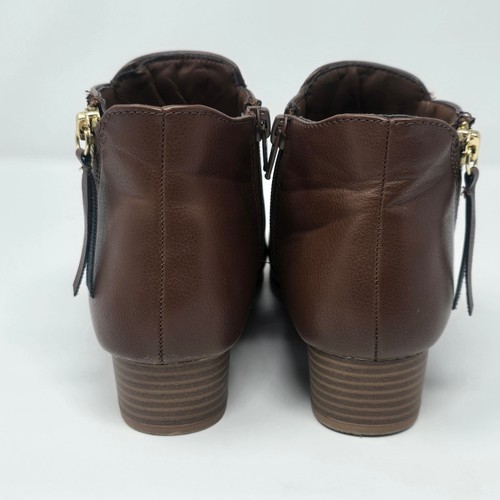 Croft & Barrow Boots Womens Size 6 Med Brown Ankle Boots - Picture 7 of 16