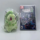 Pokemon Legends Z-A Nintendo Switch Edition With Chikorita Sitting Cuties Plush