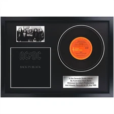 AC/DC - Back In Black / LP / Memorabilia / Souvenir in black frame / Rock Fans
