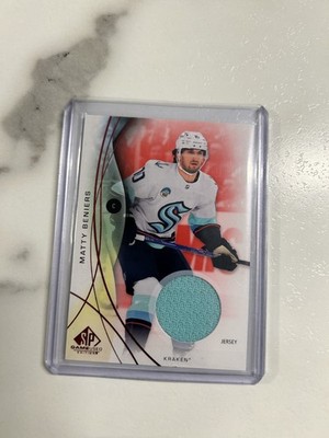Matty Beniers Red Jersey SP Game Used 2024-25 Hockey