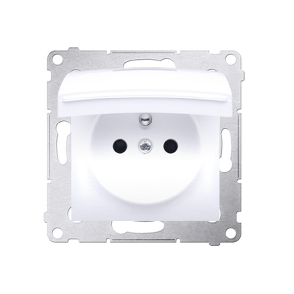 SOCKET 1X Z/U WITH FLAPS IP44 Z PREMIUM 54 DGZ1BUZ.01/11