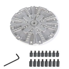 10" Swing Jumbo Clamps Set Chucks Turn Bowls Plates Or Larger 8-1/4" Wood Lathe