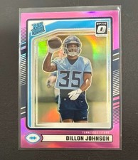 2024 Donruss - Optic Rated Rookies Preview Pink #399 Dillon Johnson