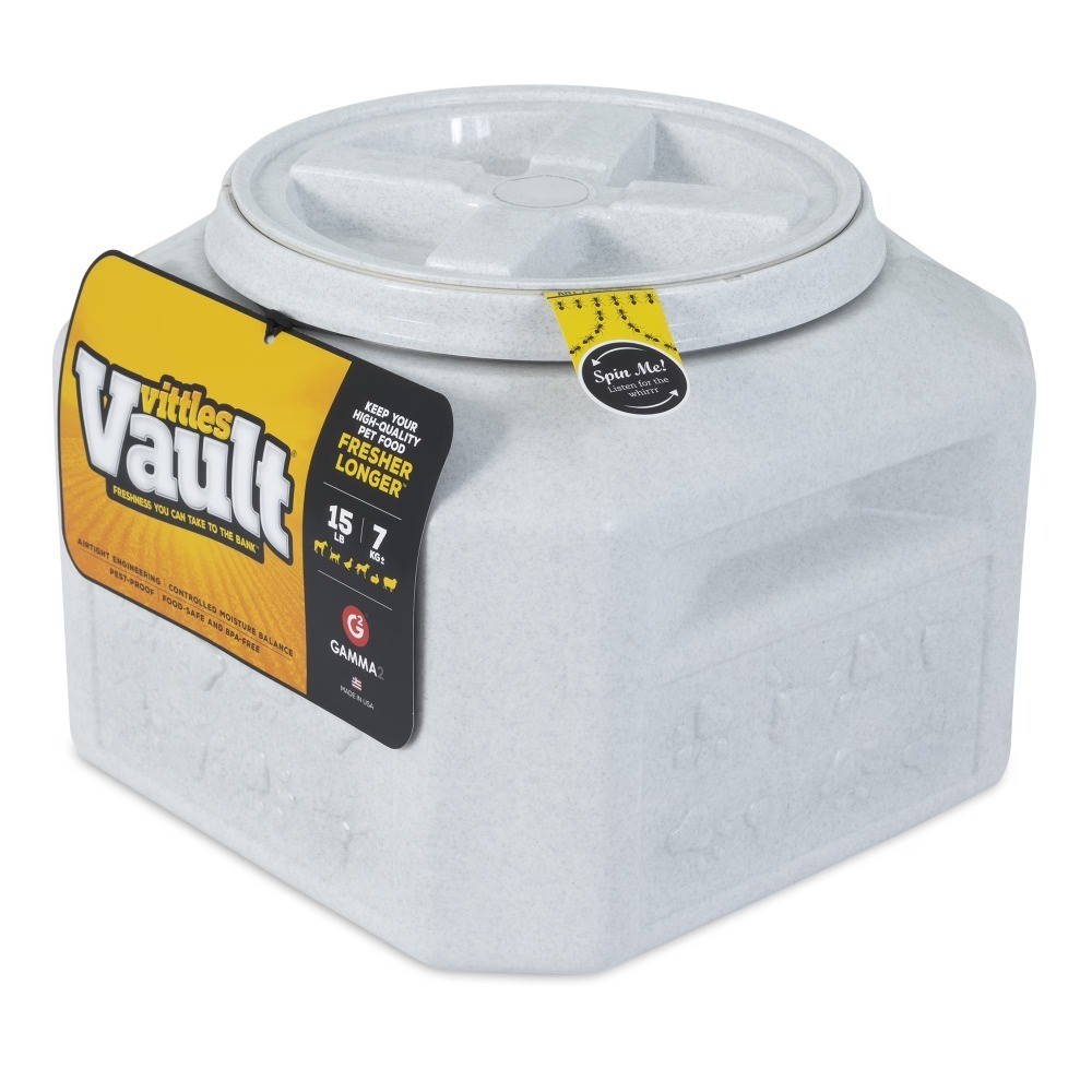 Storage Container For Dogs Gray 15 Pound