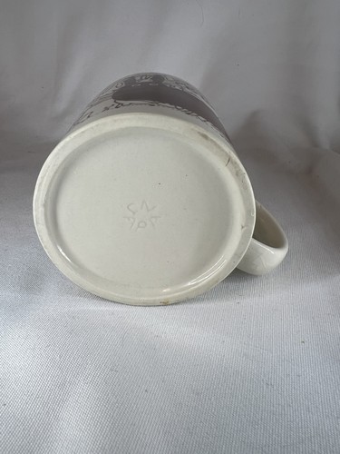 Vintage Taylor & Ng Le Lapin Rabbit Bunny Orgy Mug Brown & Cream Japan 1970's - Picture 6 of 9