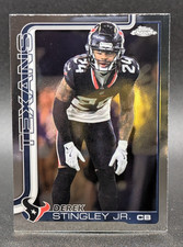 2025 Topps Chrome Football #116 Derek Stingley Jr. Houston Texans
