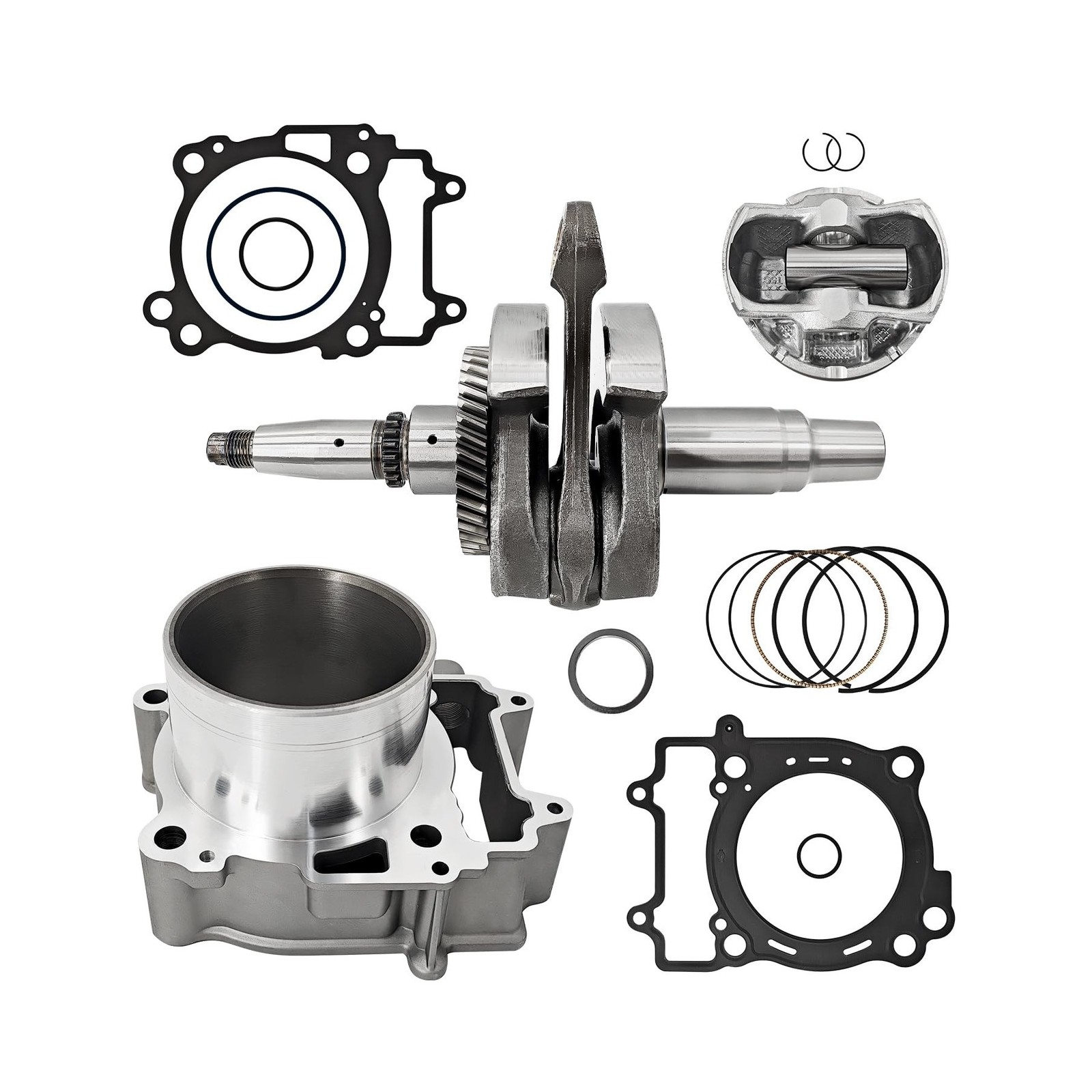 99mm Engine Rebuild Kit Cylinder Crankshaft Piston & Ring For Polaris Ranger 570