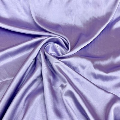 Stretch Satin Charmeuse Fabric Lavender Silky 58 Inch Wedding Material