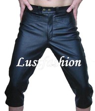 Spodnie na kolana W36 Tradycyjne spodnie 52 Spodnie skórzane NOWE leather pants 36 Cuir