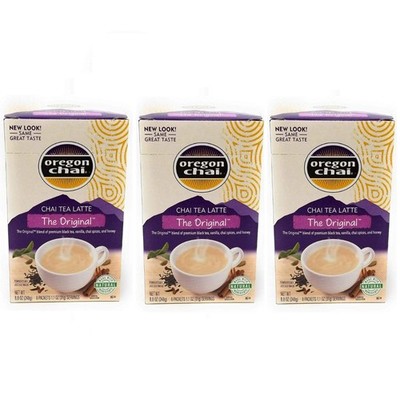 Original Chai Tea Latte Mix 3 Pack (3 pack, 8 count each) -On the Go Instant ...