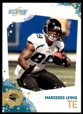 2010 SCORE MARCEDES LEWIS JACKSONVILLE JAGUARS #132