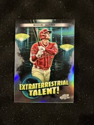 2023 Topps Cosmic Chrome Shohei Ohtani Extraterrestrial Talent! #ET-9 L.A Angels