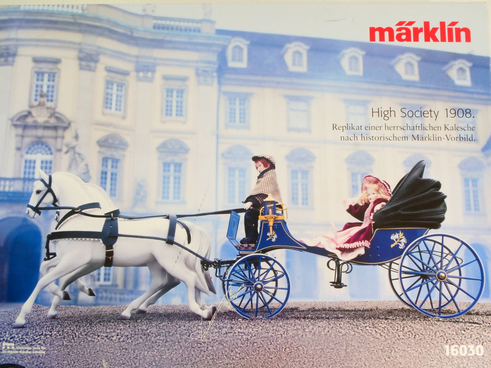 Märklin 16030 Figurine Horse-Drawn Carriage Kalesche Mint! OVP