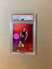 Josh Giddey 2021 Metal Univ Champ 97 98 Retro Red PMG 19/100 PSA 7 NEAR MINT