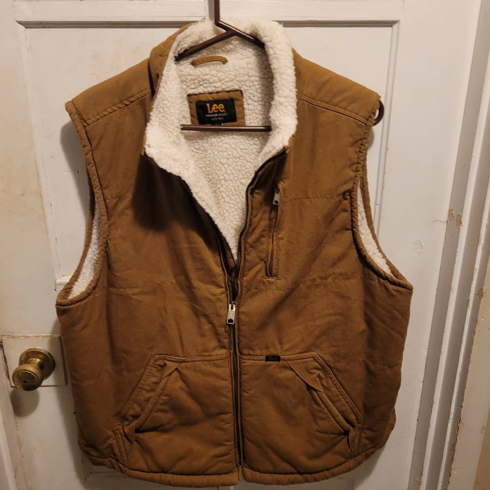 Lee Premium Select. Mens Vest Large Sherpa Lined Workwear Outdoors