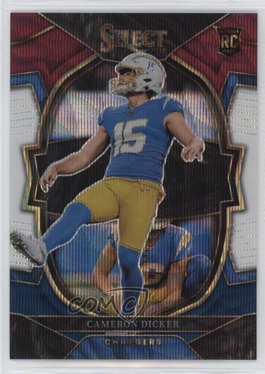 2022 Panini Select Concourse Tri-Color Prizm 16/249 Cameron Dicker #16 0ve9