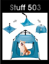 Outdoor Waterproof Pet Automatic Camping Tent, Pop up Cave Bed for Indoor Cat...