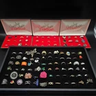 108 Ring Lot Costume Jewelry Vintage Modern Reseller Craft Repair Harvest