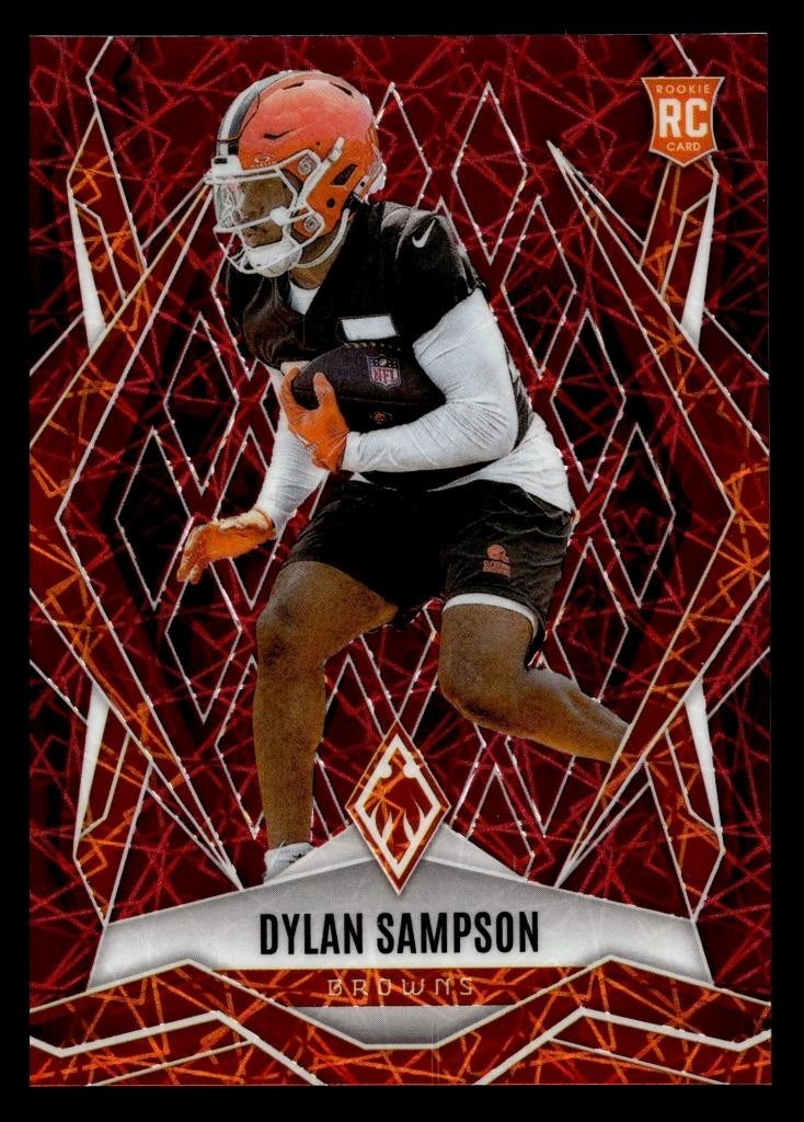 2025 Panini Phoenix Red Lazer #250 Dylan Sampson RC ROOKIE 045/199