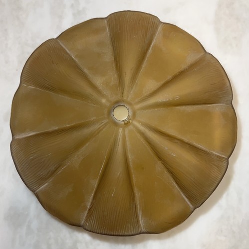 Lightolier Art Deco bemalter Papagei nach Sonnenuntergang Deckenlampe Leuchte GLOBUS - Bild 9 von 16