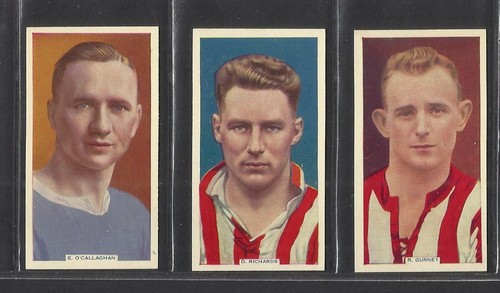 JUEGO DE TARJETAS DE FÚTBOL AMERICANO DE PREGUERRA ORIGINAL 1936 50 DIXIE DEAN EVERTON 89 AÑOS DE ANTIGÜEDAD - Imagen 6 de 22