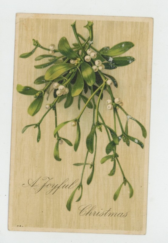  Mr Fancy Cancel A Joyful Christmas 1913 Postcard #2554