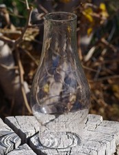 VINTAGE Oil Lamp Glass Spare CHIMNEY 8 1/3" H Made in USA