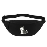Bauchtasche Alaskan Malamute Comic Mali Geschenkidee Alaskan Malamute Geschenk P