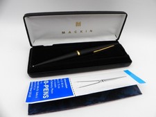 Mackin Caliper Pen Black Gold Medical ECG Case Paperwork Pharmaceutical