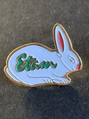 Pin's Lapin Lagomorphe Mammifère Etam Marque De Vêtements