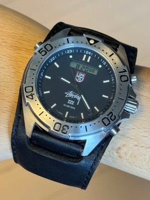 Stussy x Luminox 25th Anniversary Limited Ed Watch Digit-Analogue